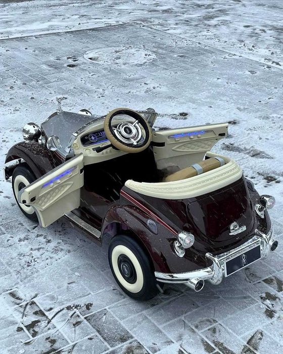 Детский ретро электромобиль Rolls Royce phantom