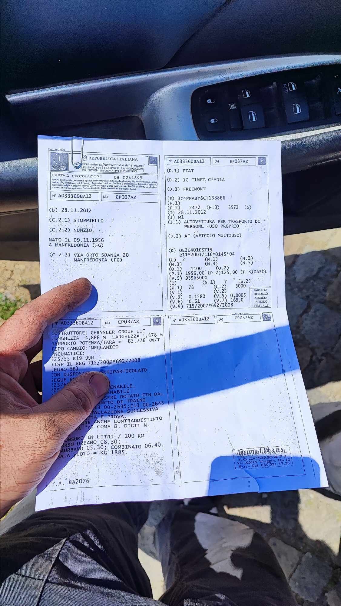 ФИАТ ФРИМОНТ НА ЧАСТИ 2,0 jtd 170к.с.
