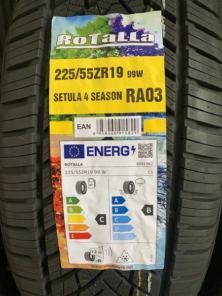 Нови всесезонни гуми ROTALLA SETULA 4 SEASON 225/55R19 99W НОВ DOT