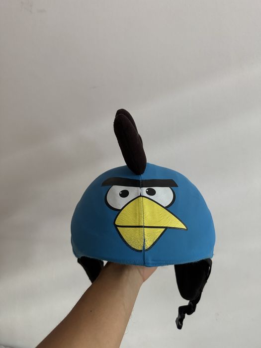 Husa Casca Ski Angry Birds Albastra