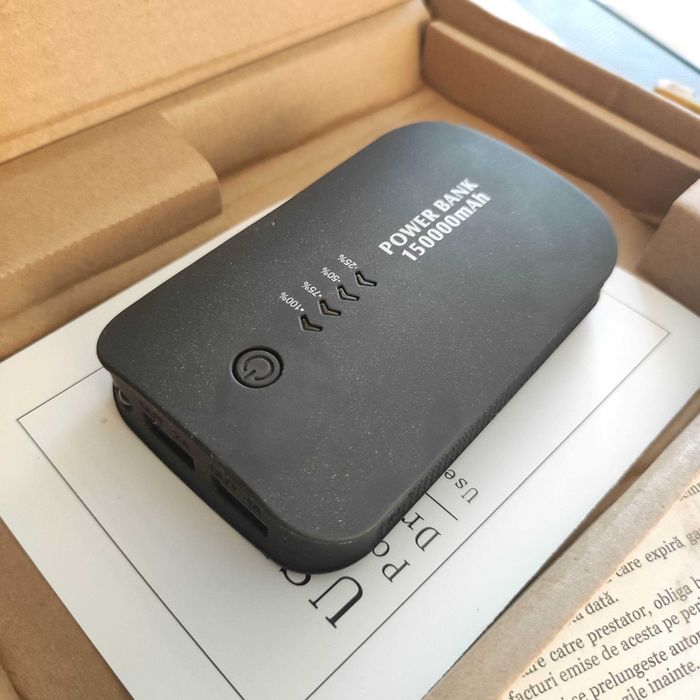 Power bank 150000mah baterie externa cu lanterna