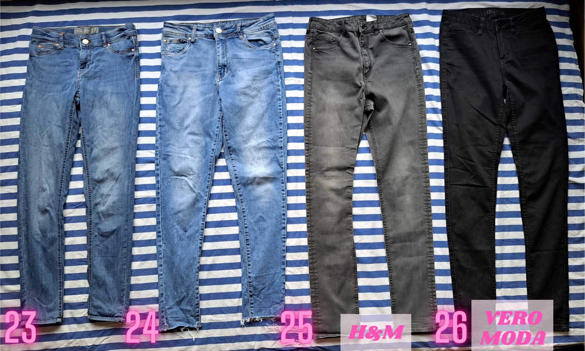 Дълги дънки и панталони от разнообразни брандове и в различни размери