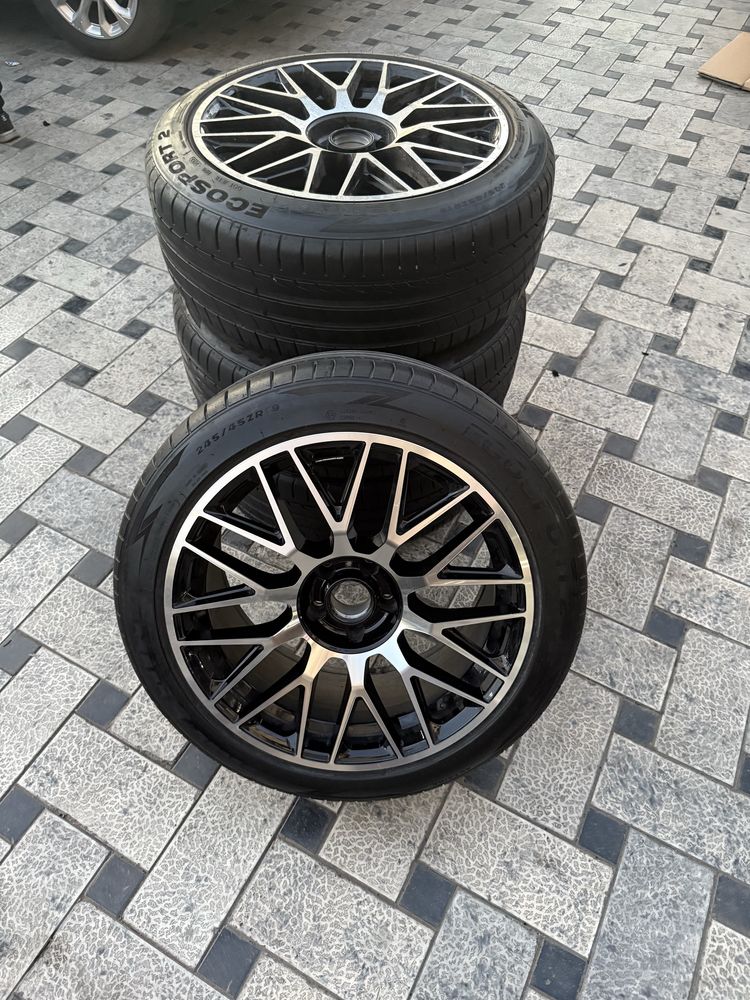 Mers diska oldi j8,5 orqa 9,5 balon 245/45/19 malibu 2 kia hyundai mer