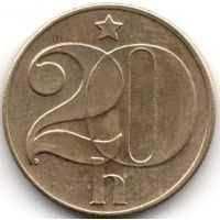 Монета 1 крона 1985 Чехословакия - 1 krone 1985 Czechoslovakia
