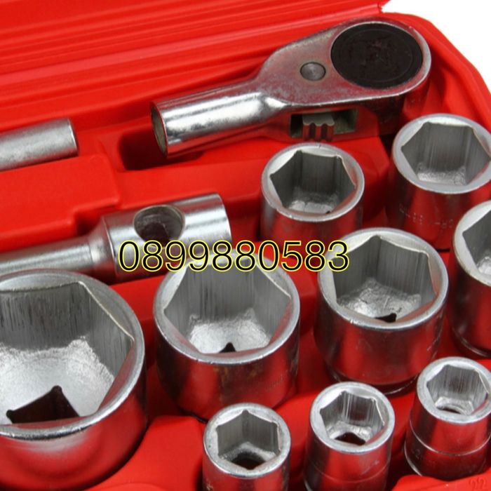 Комплект гедоре 26 части 3/4" и 1" 21 – 65 мм