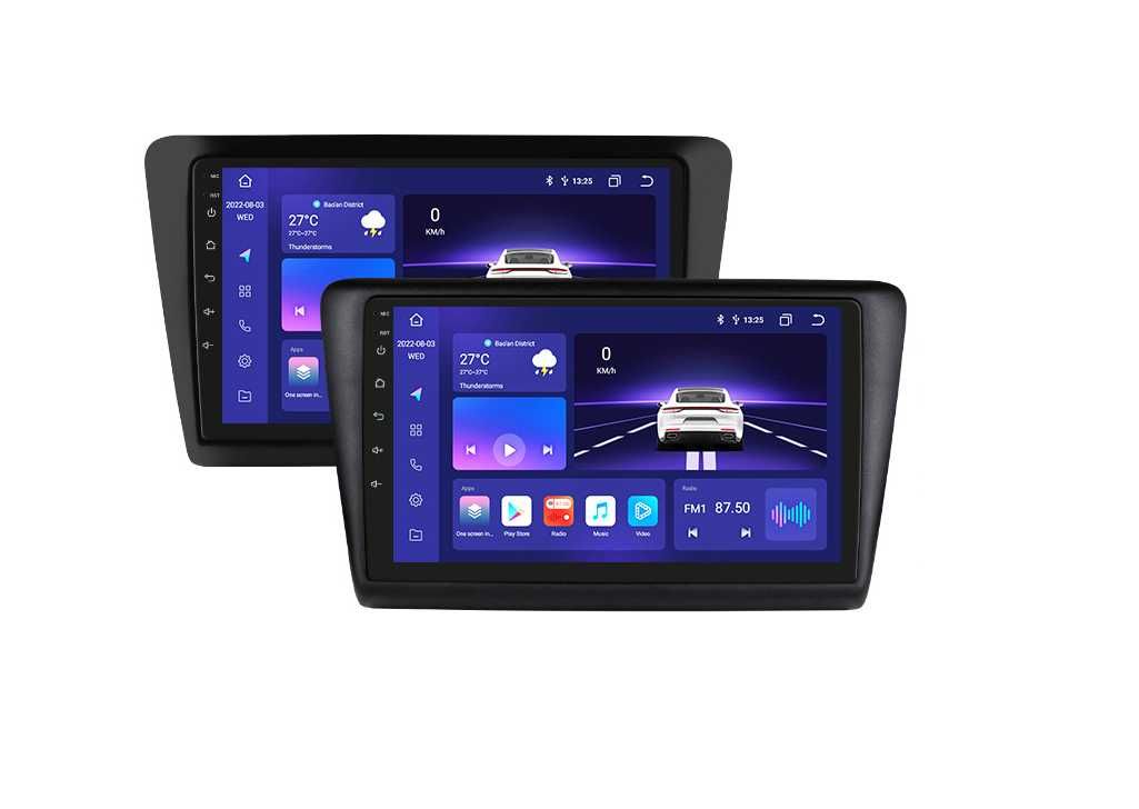 Navigatie Android Skoda Rapid Seat Toledo 1-8GB RAM - QLed CarPlay DSP