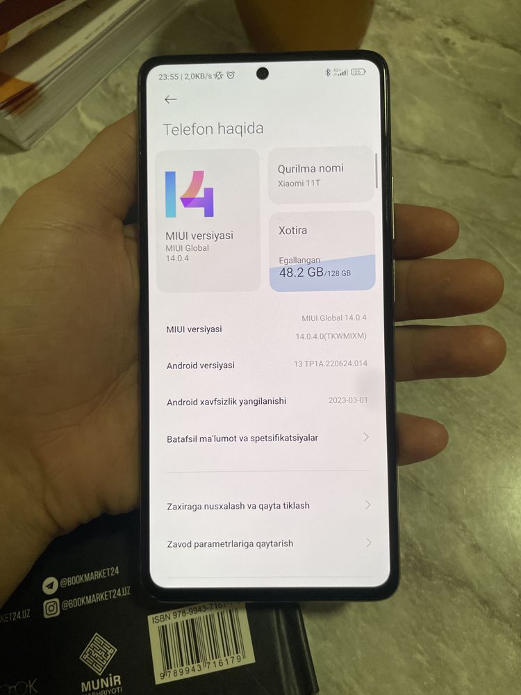 Xiaomi 11 T 5Gishlaydi