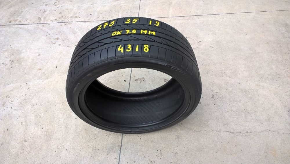 O anvelopa de vara 275 35 19 bridgestone potenza profil profil 7,5 mm