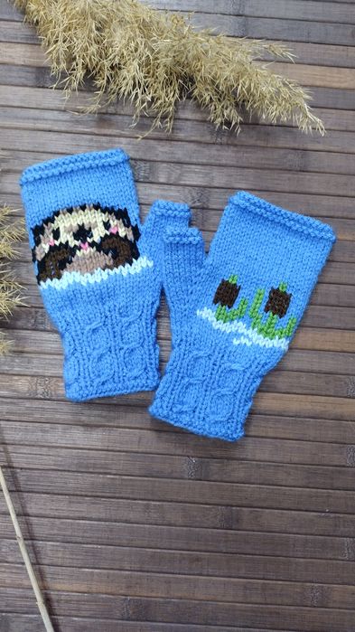 Дамски ръкавици без пръсти