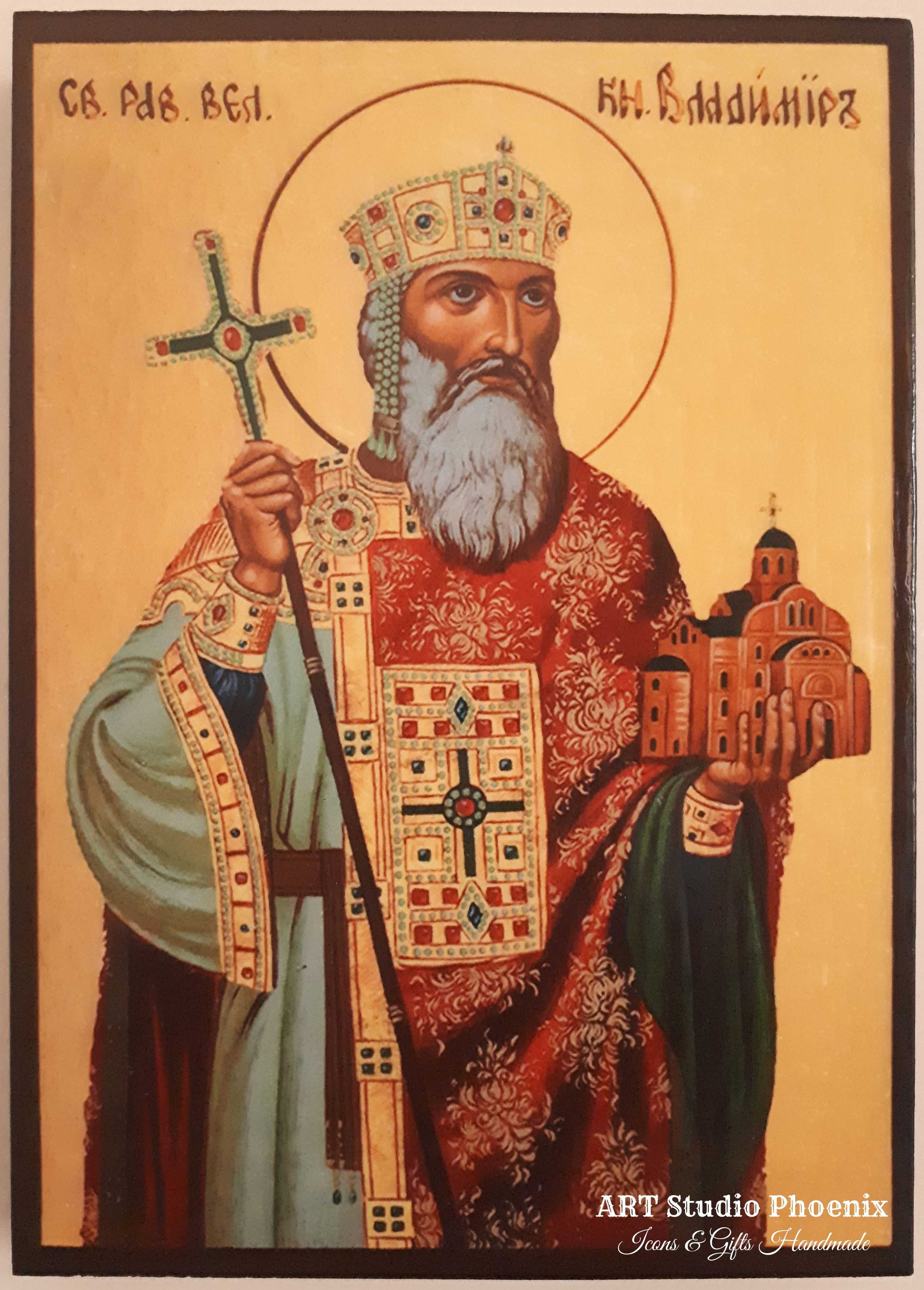 Икона на Свети княз Владимир ikona sveti kniaz vladimir
