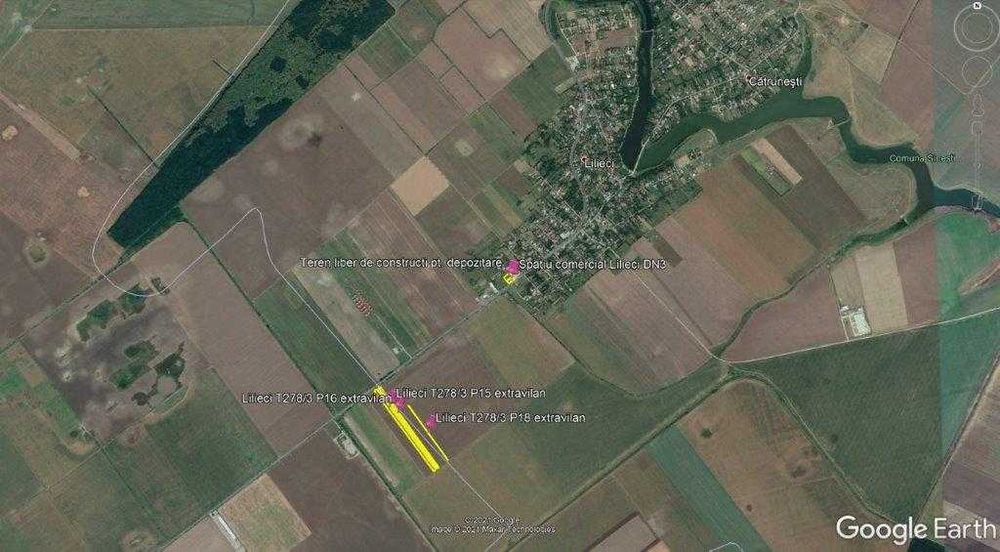 teren de vanzare Lilieci