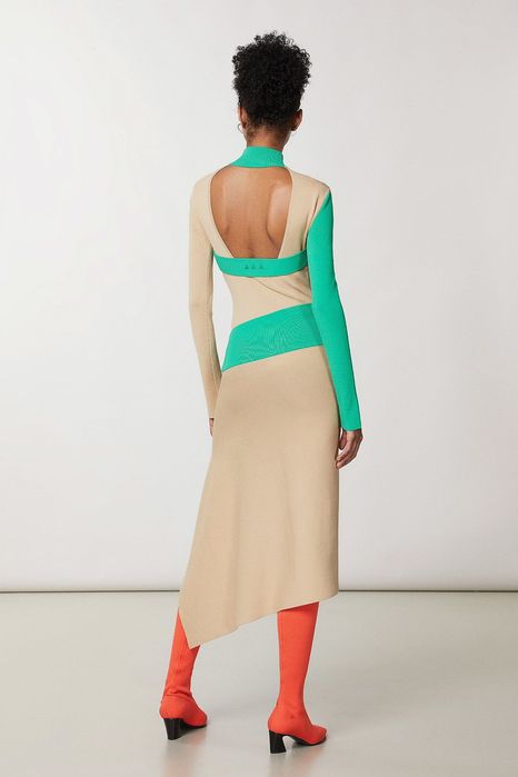 Рокля Patrizia Pepe,еластично, плетиво, детайли Fly,размер 2/М, нова!