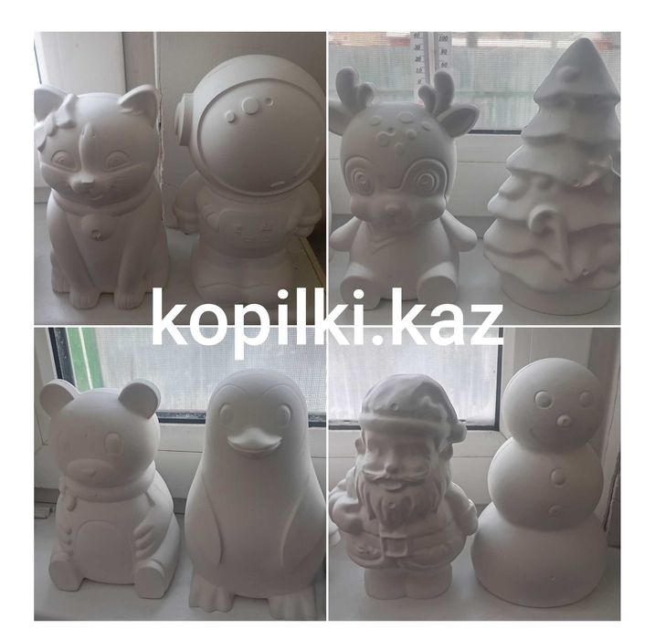 Гипсовые копилки - раскраски. Барельефы ( картины) из гипса.