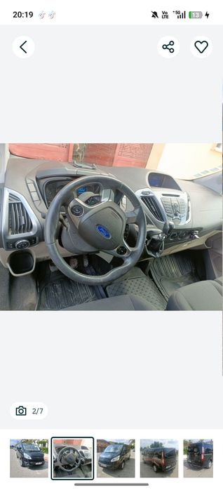 Vând Ford transit custom