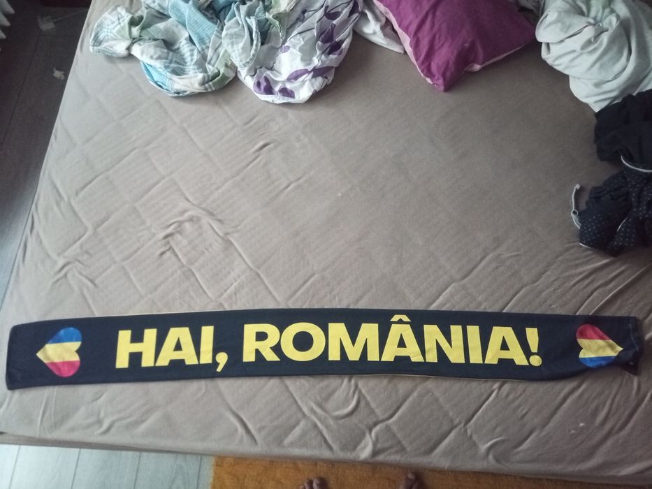 Fular esarfa fotbal echipa nationala romania nou sigilat