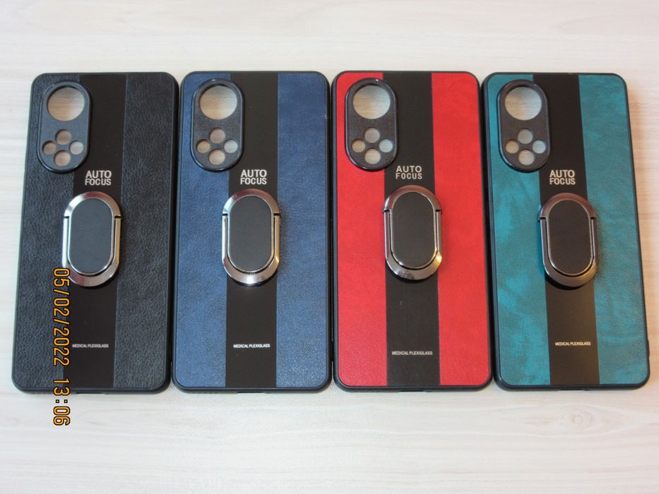 Honor Magic 4 Lite Pro X7 Honor 50 Lite / PORSCHE Кожен кейс с пръстен