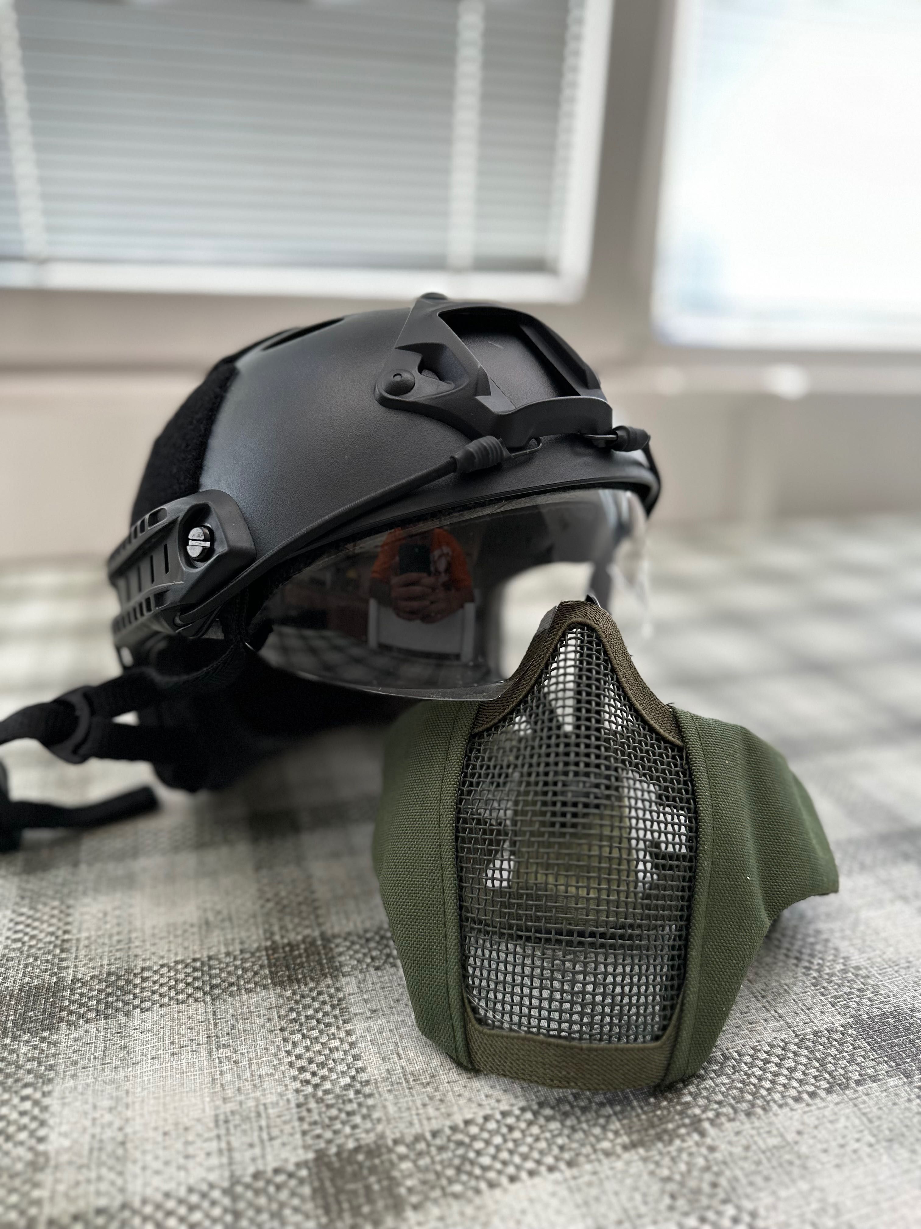 Airsoft каска + маска