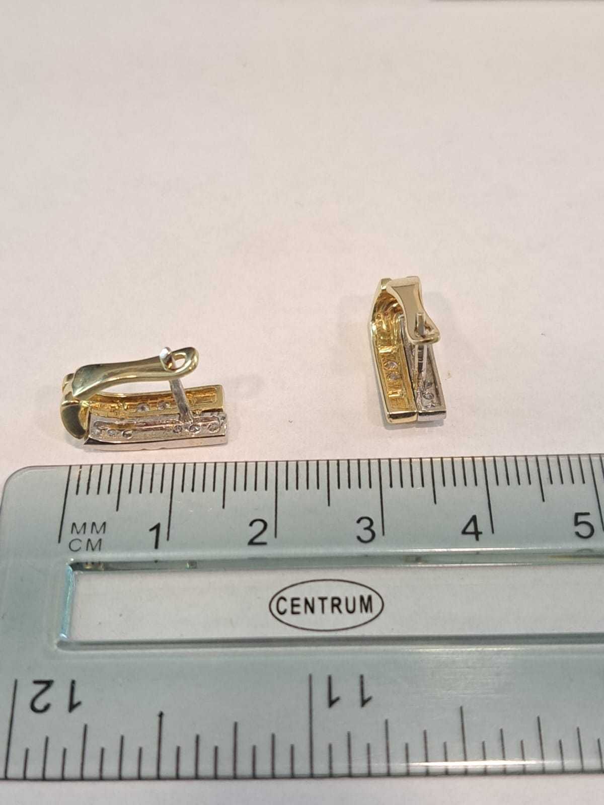 (AG41) Cercei aur, 14K b5069.3 Certificat de garantie
