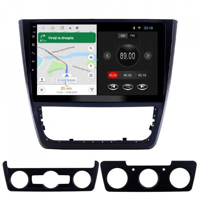 NAVIGATIE Android 14 SKODA Yeti 5L 2009-2014 1/8 Gb CarPlay +CAMERA