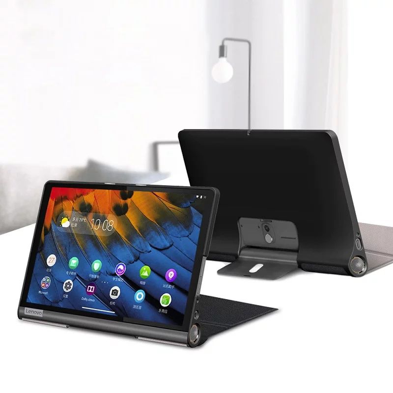 Lenovo Yoga Tab 11 / Yoga Smart Tab 10.1 / Кожен смарт калъф за таблет