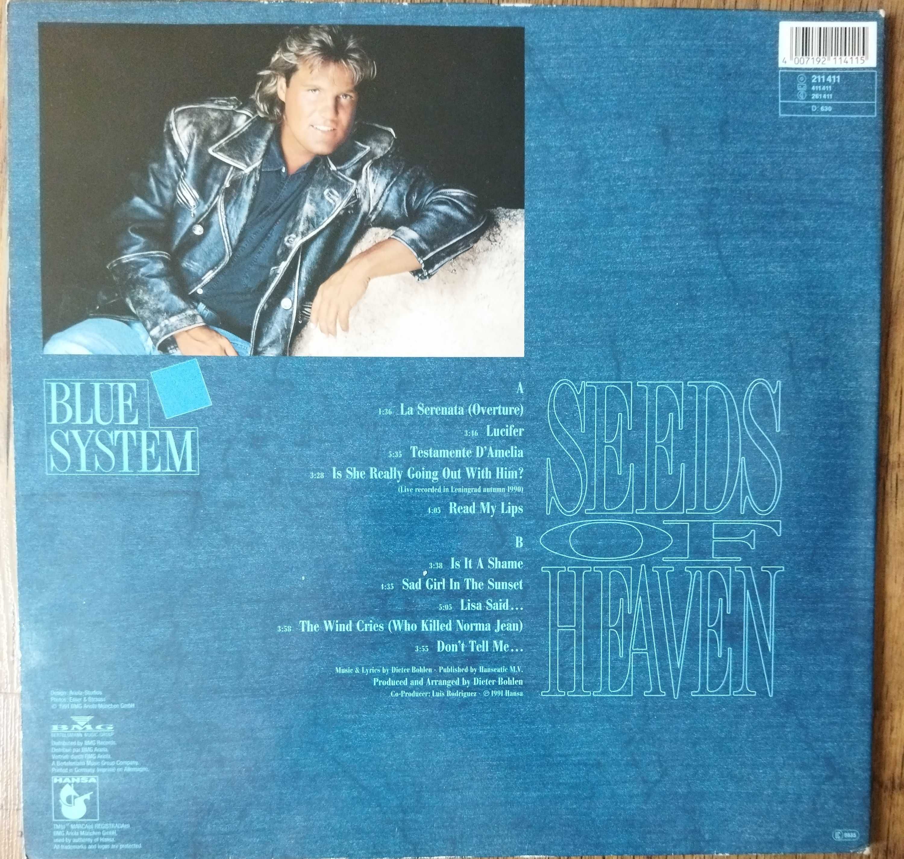 LP Blue System – Seeds Of Heaven [Hansa 1st press]