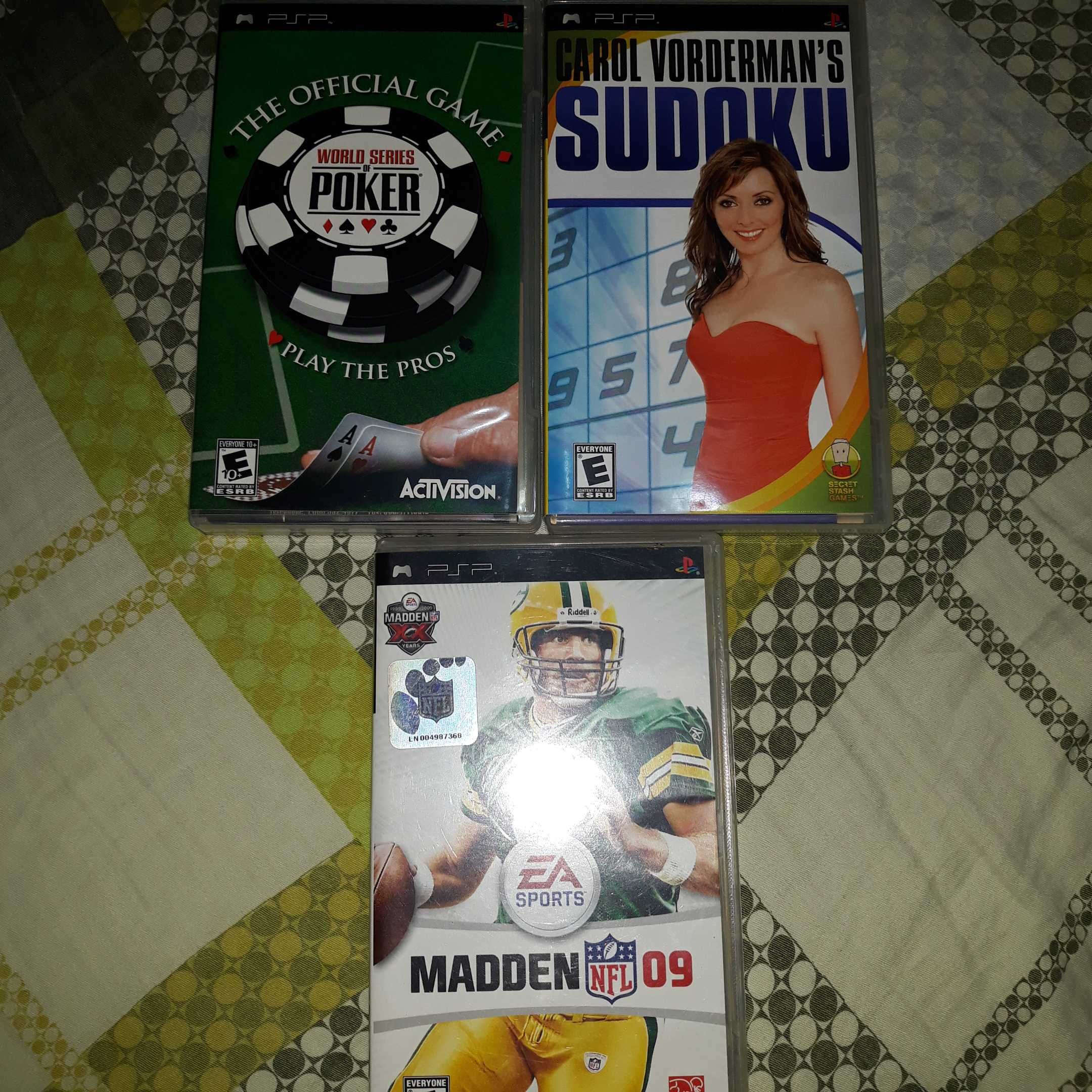 Lot  PSP  Sudoku Madden 09