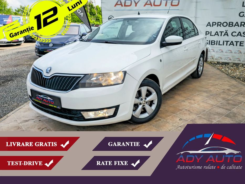 Skoda RAPID Garantie 12 luni, Rate fixe, Buy-back,Test drive