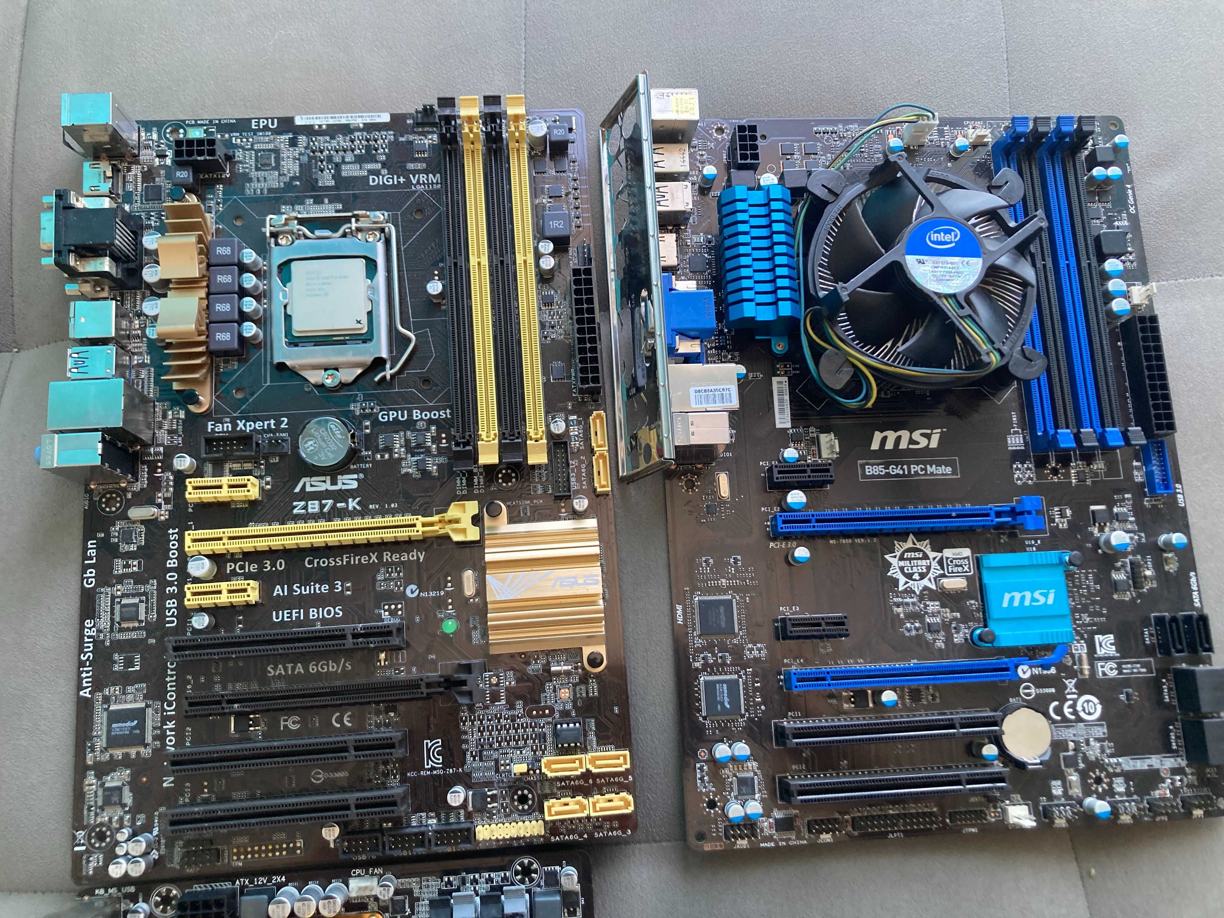 Дънни платки LGA 1150/Asus Z87-K,H97M-E/Gigabyte Z97-HD3/Asrock H81M