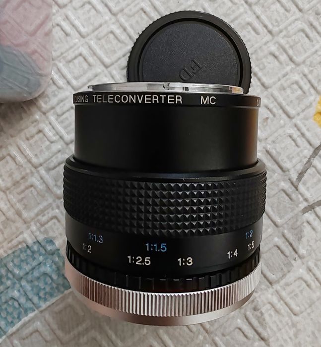 Dublor Vivitar cu macro pe montura Canon FD