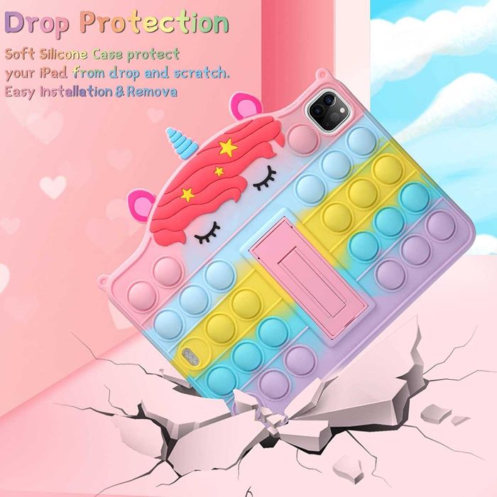 Нов Защитен калъф за таблет iPad Айпад Еднорог играчка Попип Фиджет