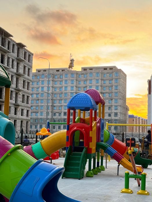 Детские игровые площадки, детские горки, игровые комплексы, качели