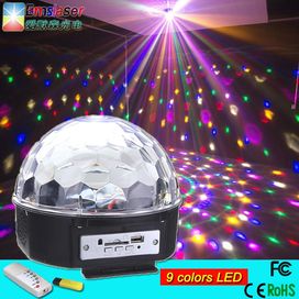 led crystal magic ball light