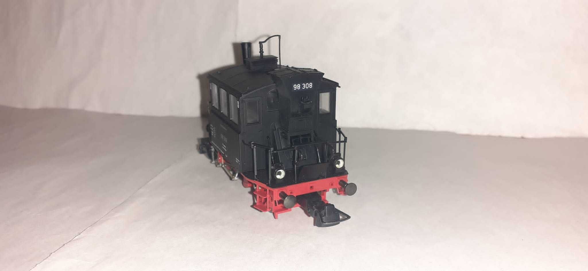 Locomotiva digitala Trix br 98 Glaskasten scara HO trenulet electric