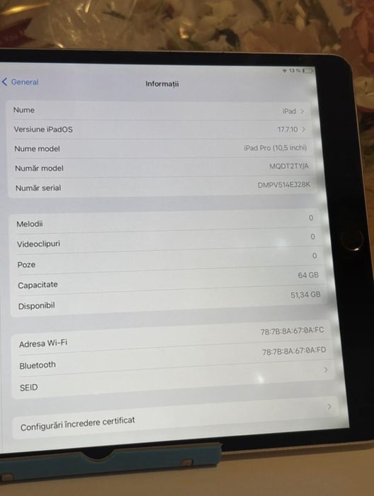 iPad Pro 10,5 Inchi Grey 64GB