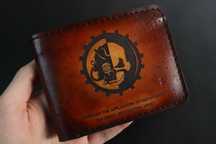 warhammer, portofel piele, adeptus mechanicus, lucrat manual, 40k