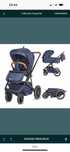 Carucior Modular 3 in 1 pentru copii Nessia, Navy Blue, Coccolle