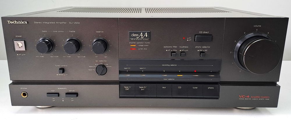 Technics SU V 650 amplificator muzica film arta