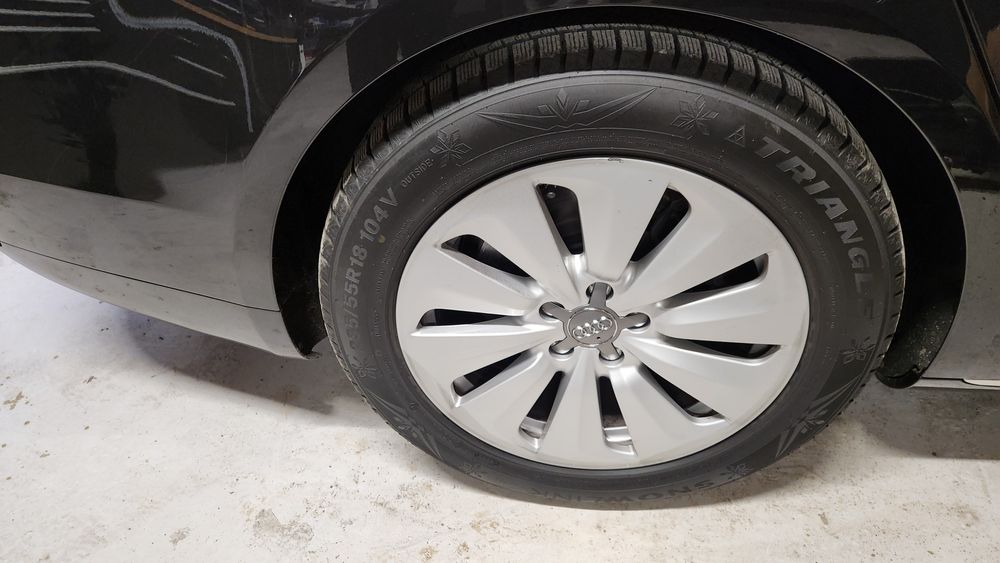 Roti iarna echipate jante R18 Audi 5x112