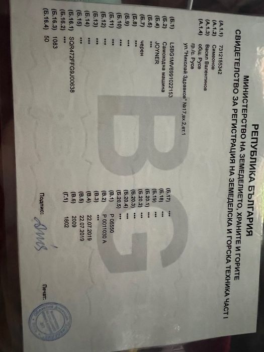 Бъги/УТВ JOYNER 1100