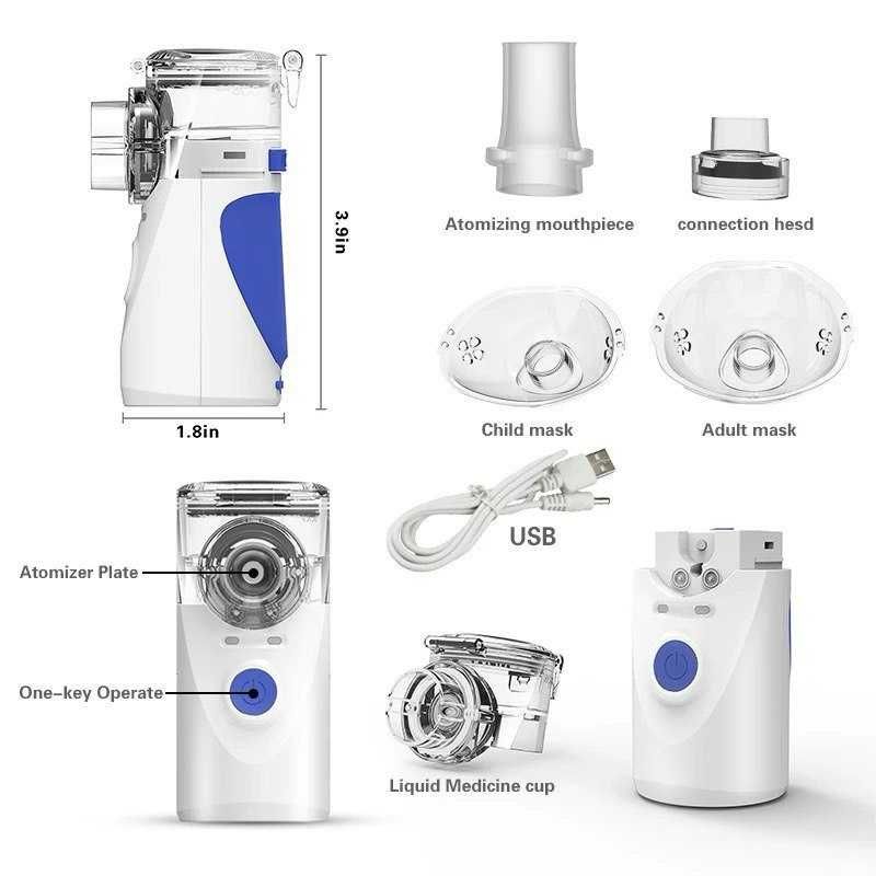 Новый Ингалятор Меш. Небулайзер на аккумуляторе. New Nebulizer Mesh.