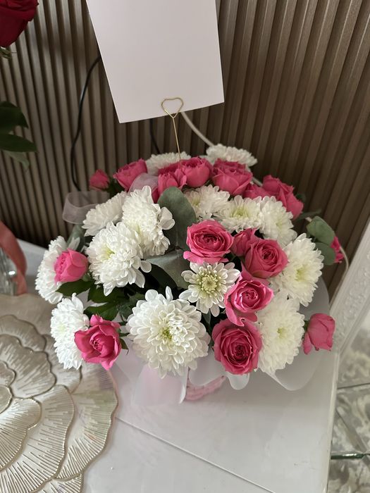 Букет в корзине