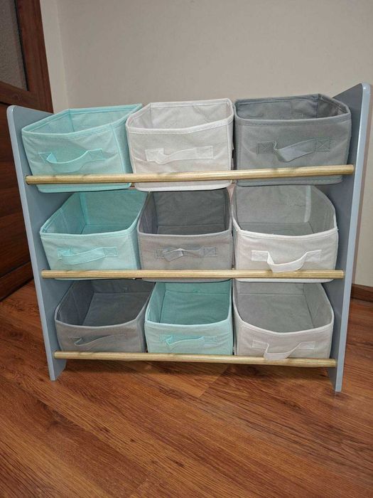 Детска егажерка с 9 кутии за съхранение