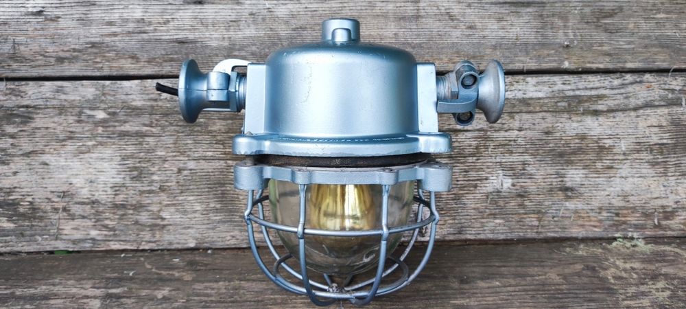 Lampa industriala vintage anti ex Elba