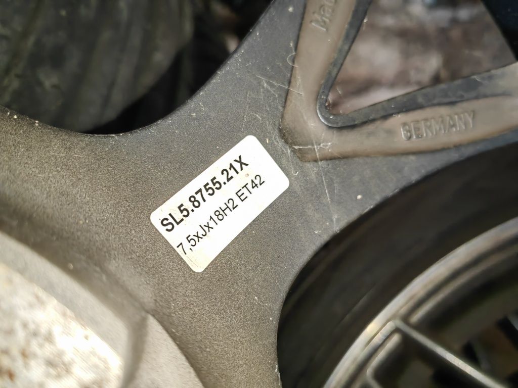 SpeedLine 18 5x120 Et43 7,5J
