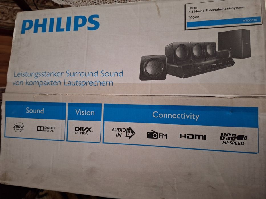 Philips sistem home cinema nou în Tg.Mureș