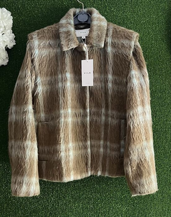 Зимно яке палто Teddy bear Zara Hm Bershka Only