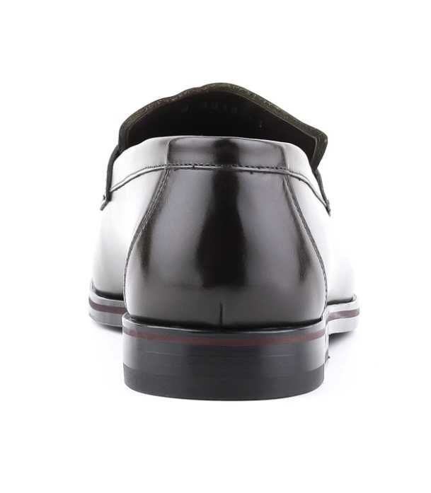 Pantofi loafers 42.5 43 de lux lucrati manual Barracuda Itali piele