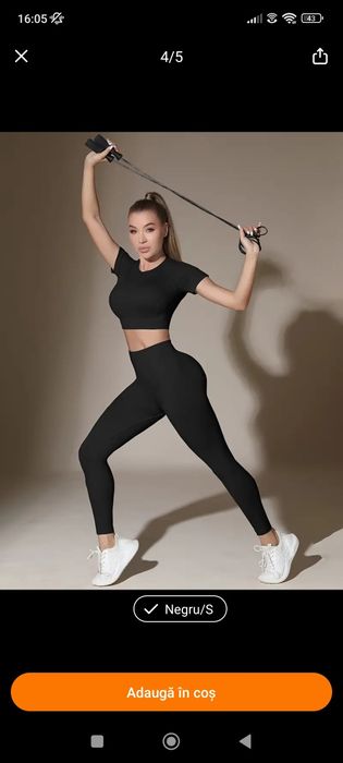 Set costum fitness sport femei