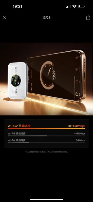 Портативный можем роутер TCL