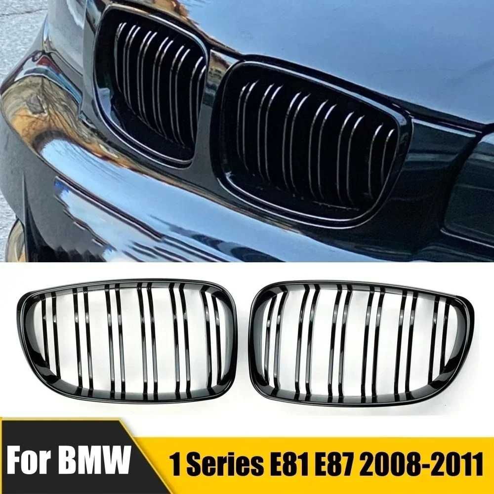 Двойни Черни "Бъбреци" BMW 1 E81 E87 E82 E88 БМВ 1 БЪБРЕЦИ ФЕЙСЛИФТ